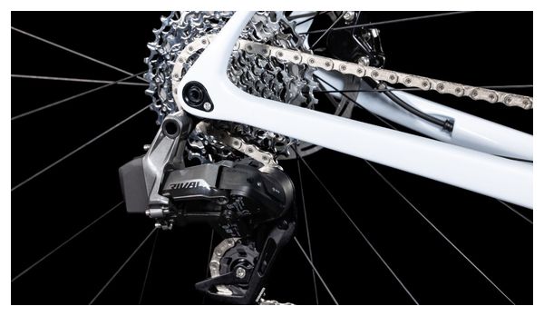 Cube Cross Race C:62 Bici da ciclocross da corsa Sram Rival XPLR eTap AXS 12S 700 mm Polar White 2025