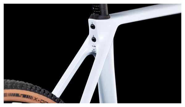 Cube Cross Race C:62 Bici da ciclocross da corsa Sram Rival XPLR eTap AXS 12S 700 mm Polar White 2025