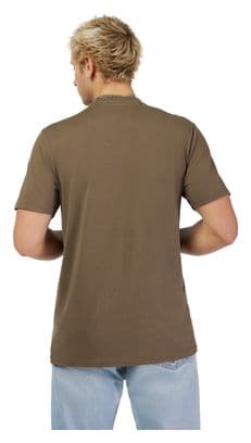 Fox Emblem Premium Khaki T-Shirt met korte mouwen