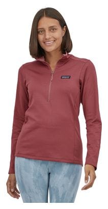 Polaire Patagonia R1 Daily Zip Neck Rose Femme