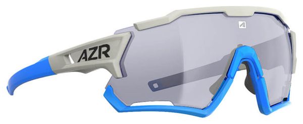 Lunettes AZR KROMIC TRACK4 RX Blanc/Bleu / Ecran Photochromique CAT 0 à 3
