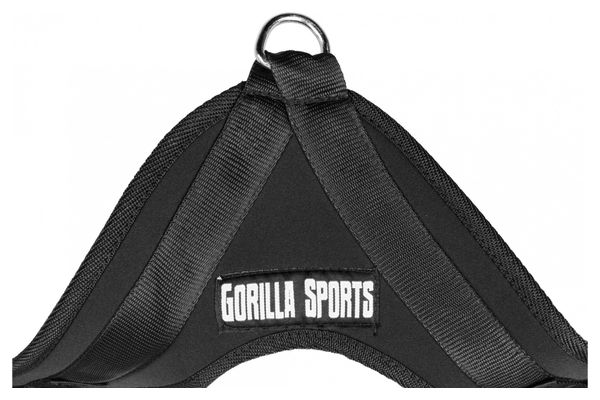 Harnais à abdominaux en nylon et néoprène Gorilla Sports