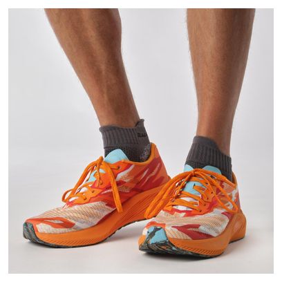 Salomon Aero Volt Hardloopschoenen Oranje / Rood / Blauw