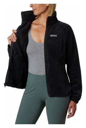 Columbia Benton Springs Giacca in polare da donna con zip intera Nero