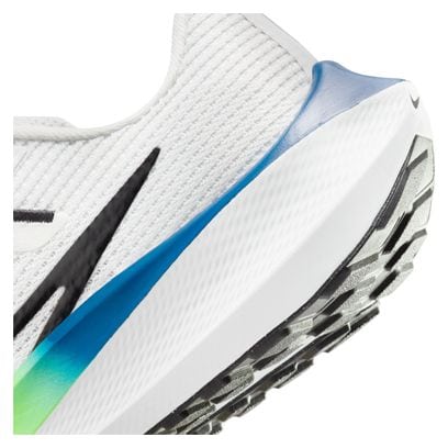 Nike Air Zoom Pegasus 40 Wit Groen Blauw Kinder Hardloopschoenen