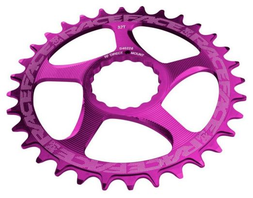 RaceFace Cinch Narrow Wide Directo Plato de montaje Púrpura