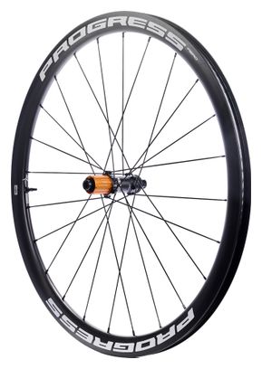 Paire de roues Progress AERO Disc Blanc | 12x100/12x142 mm | Center Lock | Sram XDR