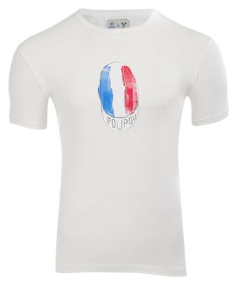 T-shirt a maniche corte LeBram &amp; Sport Period Poupou Marshmallow / bianca