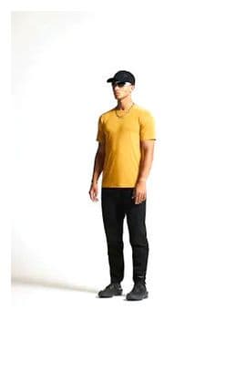 Craft ADV Essence Tee 2 Yellow Men's short sleeve jersey