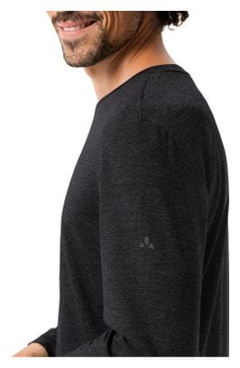Heren Vaude Essential T-shirt lange mouwen Zwart