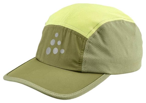 Casquette Running Craft Pro Hypervent Kaki/Poire