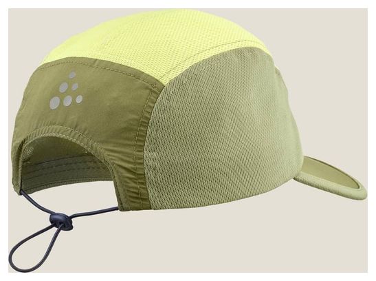 Casquette Running Craft Pro Hypervent Kaki/Poire