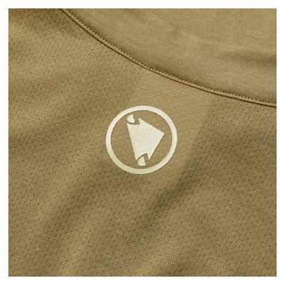 Endura Loop Full Zip Maglia a maniche corte Khaki