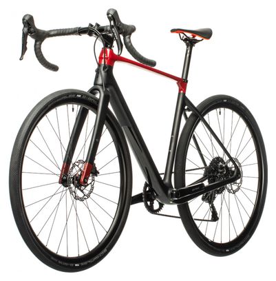 Gravel Bike Cube Nuroad C:62 Pro Shimano GRX 11V 700 mm Gris Carbon Rouge 2021