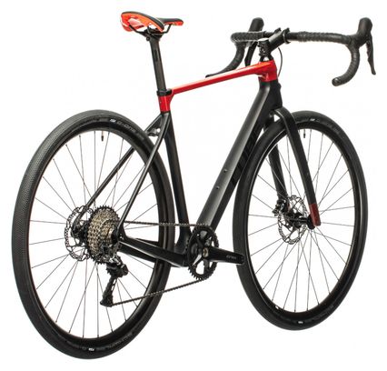 Gravel Bike Cube Nuroad C:62 Pro Shimano GRX 11V 700 mm Gris Carbon Rouge 2021