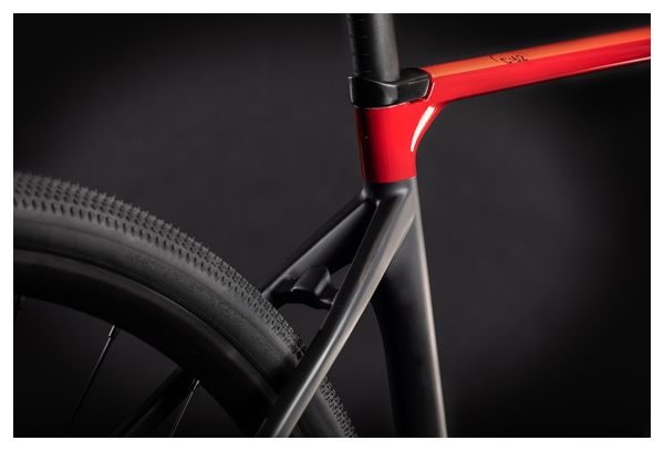 Gravel Bike Cube Nuroad C:62 Pro Shimano GRX 11V 700 mm Gris Carbon Rouge 2021