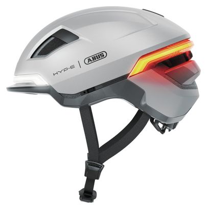 Abus HYP-E Gleam Silver City Helm