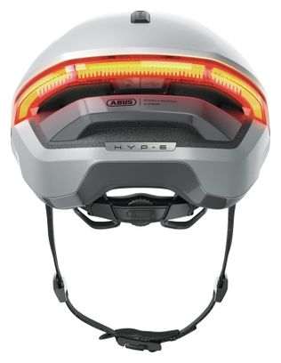 Abus HYP-E Gleam Silver City Helm