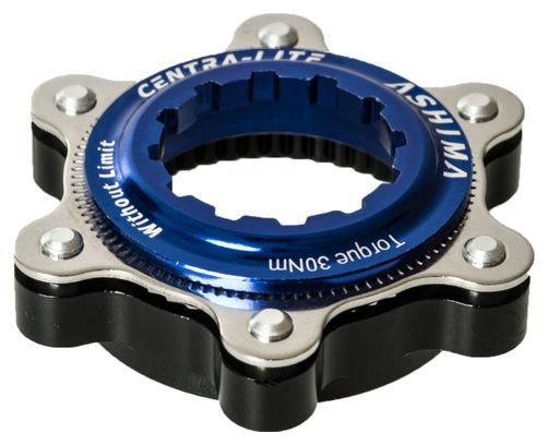 Ashima Center Lock Monte Blue adattatore 6 fori