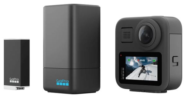 GoPro Dual Battery Charger for MAX + Enduro Battery for MAX