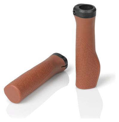 Paar XLC GR-G27 ErgoSport Grips 138 mm Braun