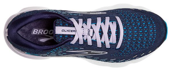 Chaussures de Running Brooks Glycerin 20 Bleu Violet Femme