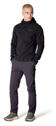 Felpa con cappuccio RAB Tecton Hoody nera da uomo 