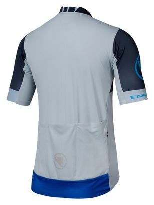 Endura FS260 Print Blue Ink Short Sleeve Jersey