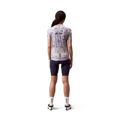 Endura Pro SL Print kortemouwen shirt voor dames, grijs
