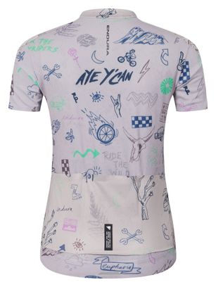 Endura Pro SL Print kortemouwen shirt voor dames, grijs