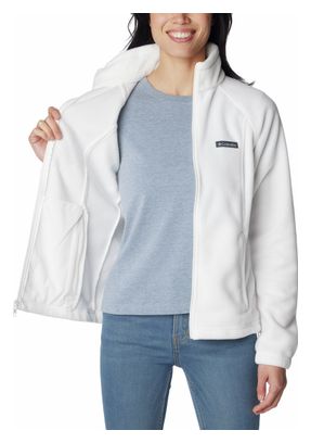 Columbia Benton Springs Vrouwen Full Zip Fleec Jas Wit