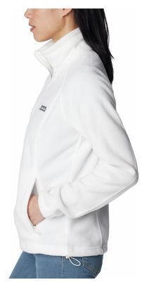 Columbia Benton Springs Vrouwen Full Zip Fleec Jas Wit