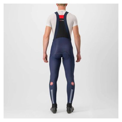Cuissard Long à Bretelles Castelli Sorpasso Ros Bleu Marine