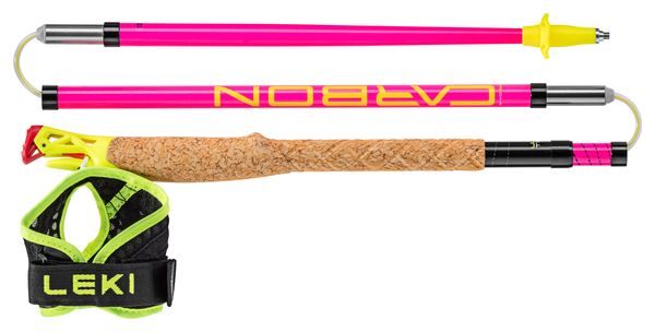 Leki Ultratrail Fx One Pink 3-Strand Folding Poles