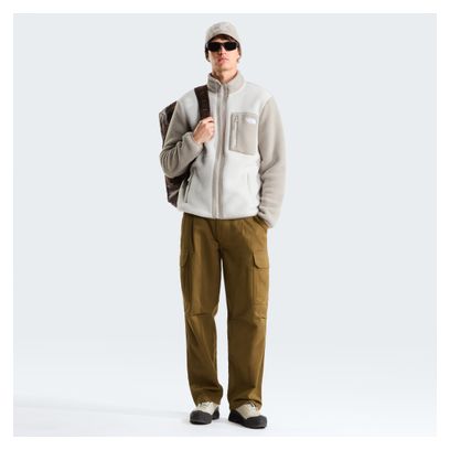 The North Face Yumiori fleece met volledige ritssluiting, wit, heren