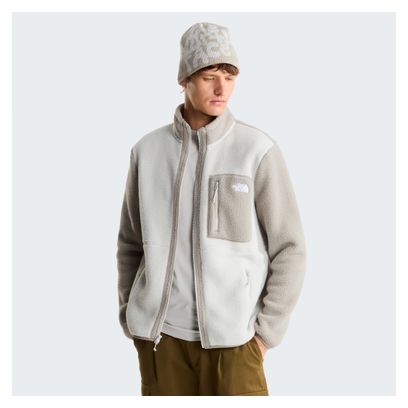 The North Face Yumiori fleece met volledige ritssluiting, wit, heren