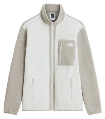 The North Face Yumiori fleece met volledige ritssluiting, wit, heren