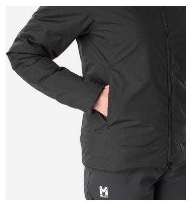 Chaqueta acolchada Millet Bossons 100 Hoodie negra para mujer