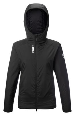 Chaqueta acolchada Millet Bossons 100 Hoodie negra para mujer