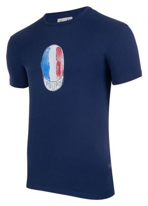 LeBram &amp; Sport Epoque Poupou Kurzarm-T-Shirt Dunkelblau