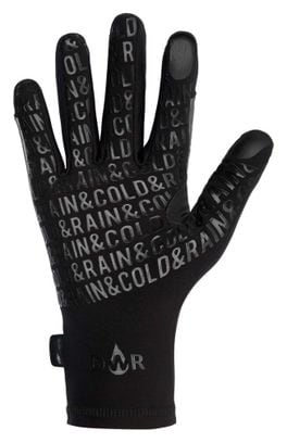 Lange Handschuhe Spiuk Profit Cold&amp;Rain Schwarz