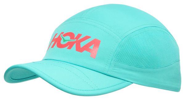 Hoka Run Hat Blau/Pink