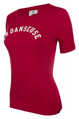 LeBram Woman In Red Winery Dancer Short Sleeve T-Shirt
