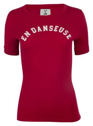 T-Shirt Manches Courtes Femme LeBram En Danseuse Rouge Winery