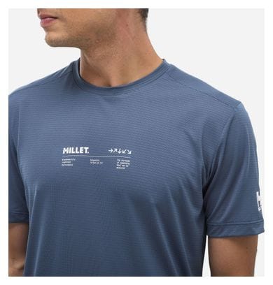 Millet Intense Essential T-Shirt Blau Herren