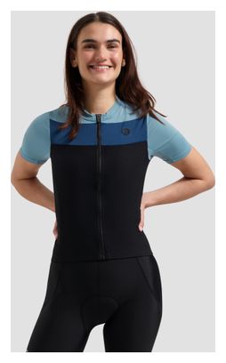 Maillot Manches Courtes Vélo Rogelli Core Block Femme