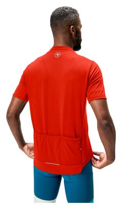 Endura Loop Full Zip Short Sleeve Jersey Red