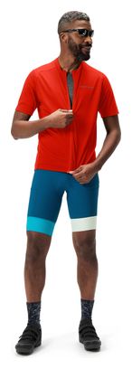 Endura Loop Full Zip Short Sleeve Jersey Red