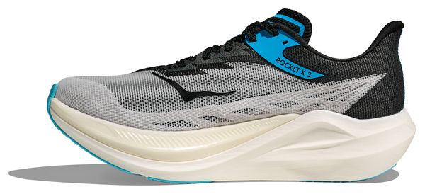 Hoka Rocket X 3 Scarpe da corsa bianco/nero/blu Unisex
