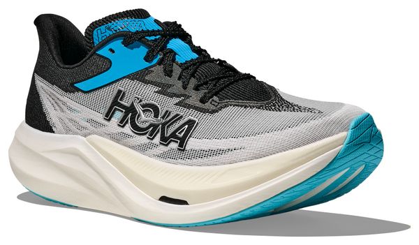 Hoka Rocket X 3 Scarpe da corsa bianco/nero/blu Unisex